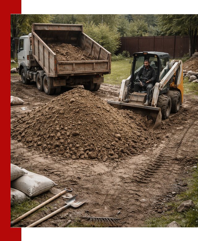 Суглинок для планировки участков в Рубцовске с доставкой и выгрузкой