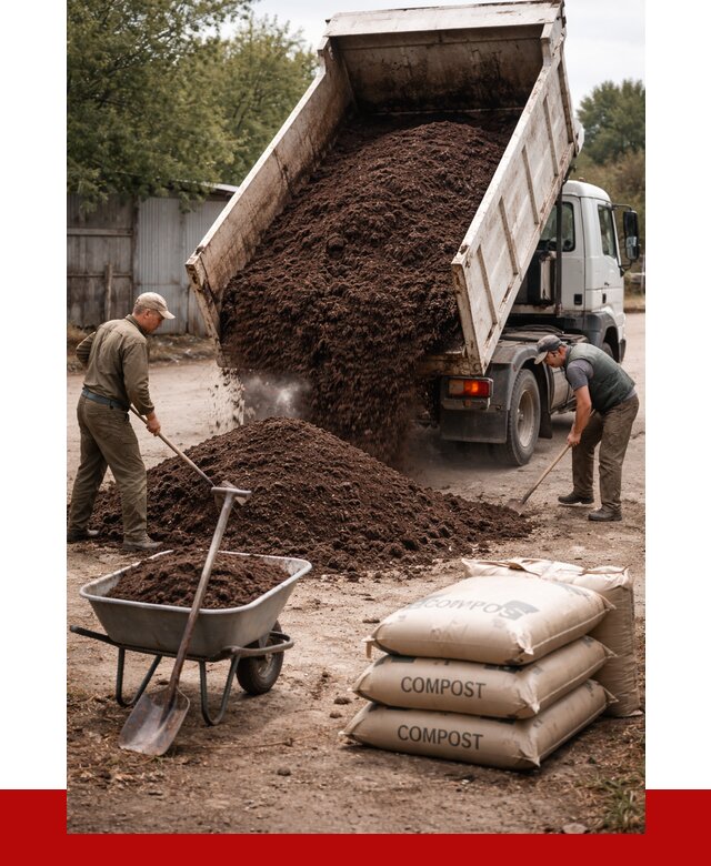 Купить компост в Рубцовске от 4247 р. за куб с доставкой | ПРОНЕРУДРбц