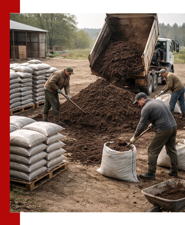 Доставка компоста оптом и в розницу в Рубцовске