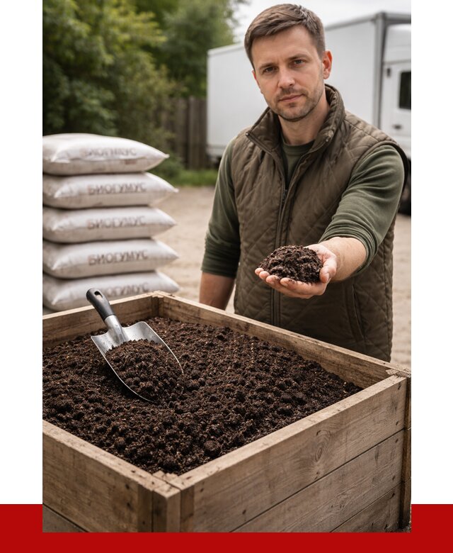 Купить биогумус в Рубцовске с доставкой от 8596 р. за куб | ПРОНЕРУДРбц