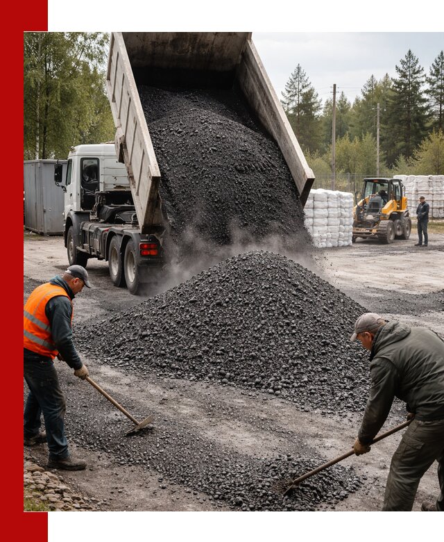 Доставка и продажа асфальтного гранулята в Рубцовске
