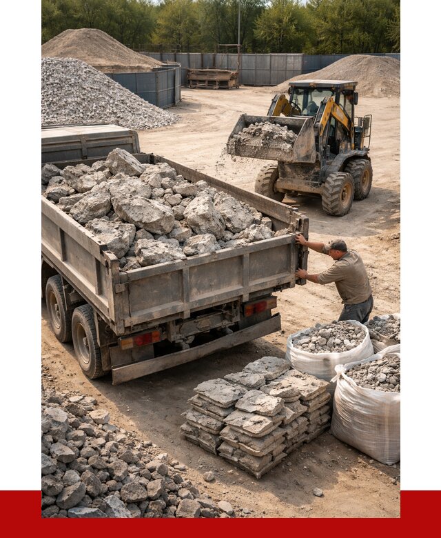 Купить бой бетона с доставкой в Рубцовске от 4854 р. | ПРОНЕРУДРбц