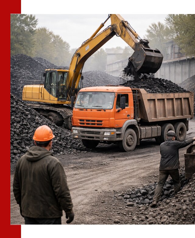 Доставка угля автотранспортом в Рубцовске быстро и выгодно