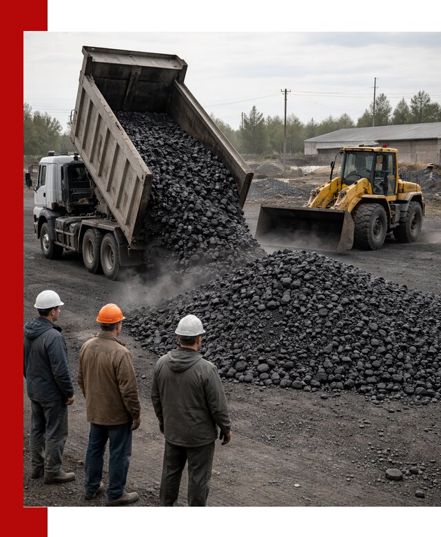 Доставка угля антрацита в Рубцовске с самосвалами и погрузкой