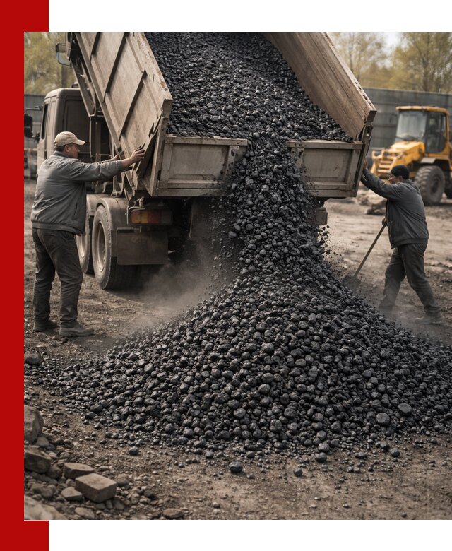 Доставка угля семечка самосвалами в Рубцовске