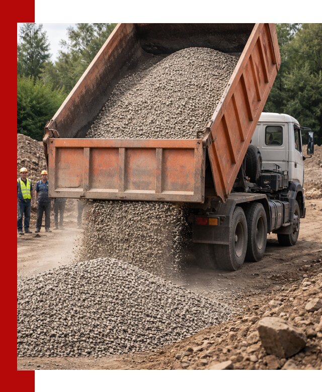 Доставка сыпучих материалов самосвалом в Рубцовске быстро и надежно