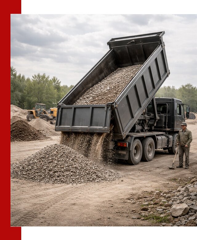 Доставка самосвалом 30 м3 по выгодным ценам в Рубцовске