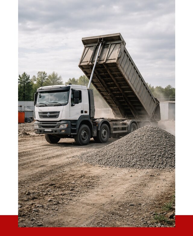 Доставка самосвалом 40 кубов в Рубцовске от 9102 р. | ПРОНЕРУДРбц