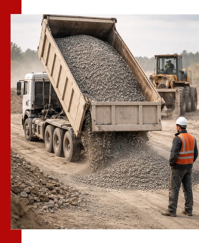 Доставка самосвалом 40 кубов цемента и сыпучих в Рубцовске