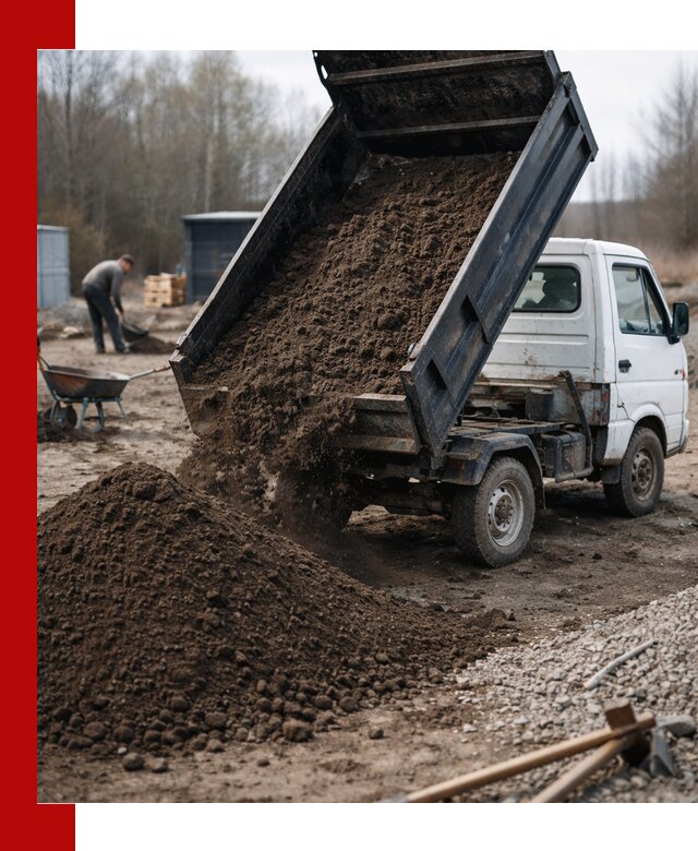 Аренда минисамосвала в Рубцовске для доставки сыпучих материалов