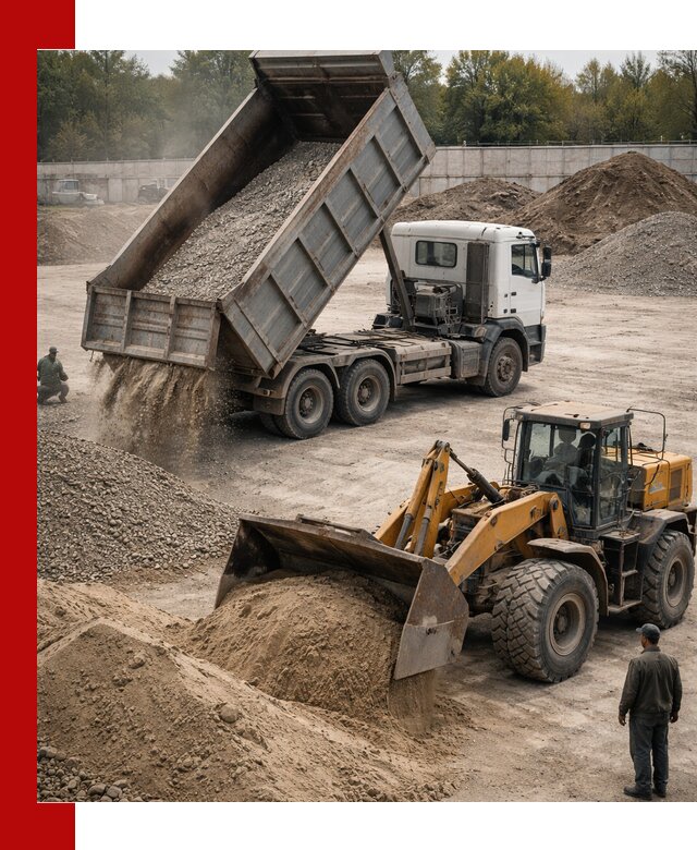 Перевозка сыпучих грузов самосвалами и бортовыми в Рубцовске