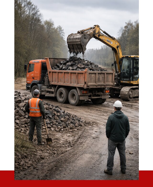 Вывоз асфальта в Рубцовске от 4551 р. самосвалом ПРОНЕРУДРбц