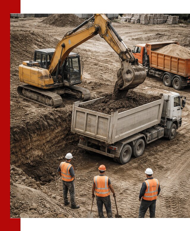 Разработка грунта для строительства и благоустройства в Рубцовске