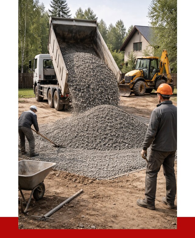 Отсыпка участка щебнем в Рубцовске от 6573 р. ПРОНЕРУДРбц