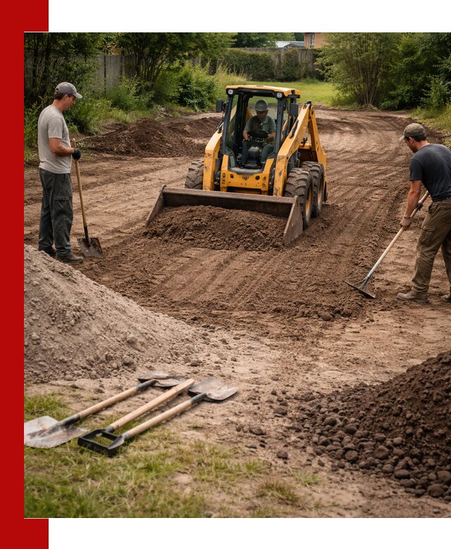 Планировка участка грунтом с вывозом и доставкой в Рубцовске