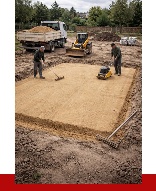 Устройство песчаной подушки в Рубцовске от 4551 р. ПРОНЕРУДРбц